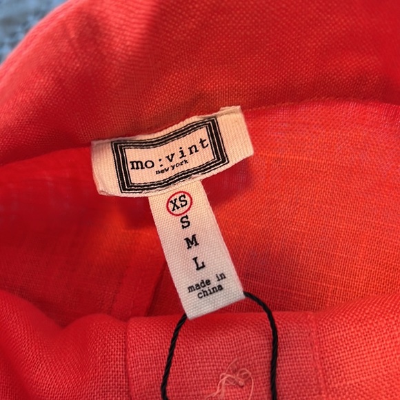NWT Movint : Orange Linen Skirt - XS - Picture 4 of 10